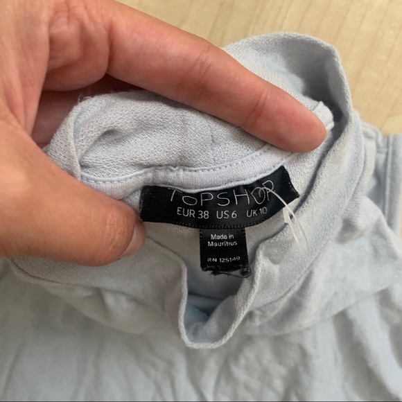 Light Blue Topshop Dress - Picture 4 of 5